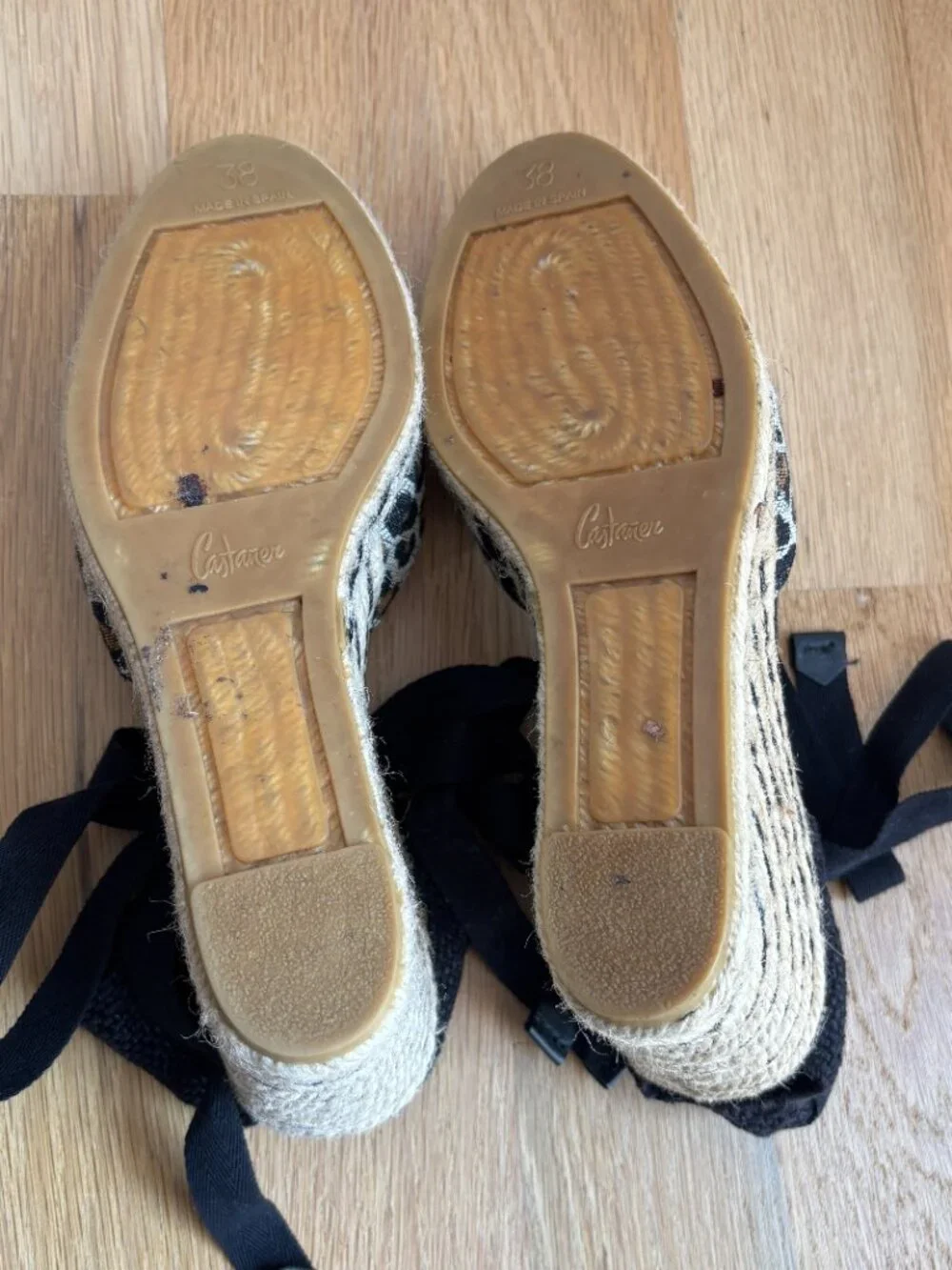 Castañer Espadrille Wedges in Animal Print